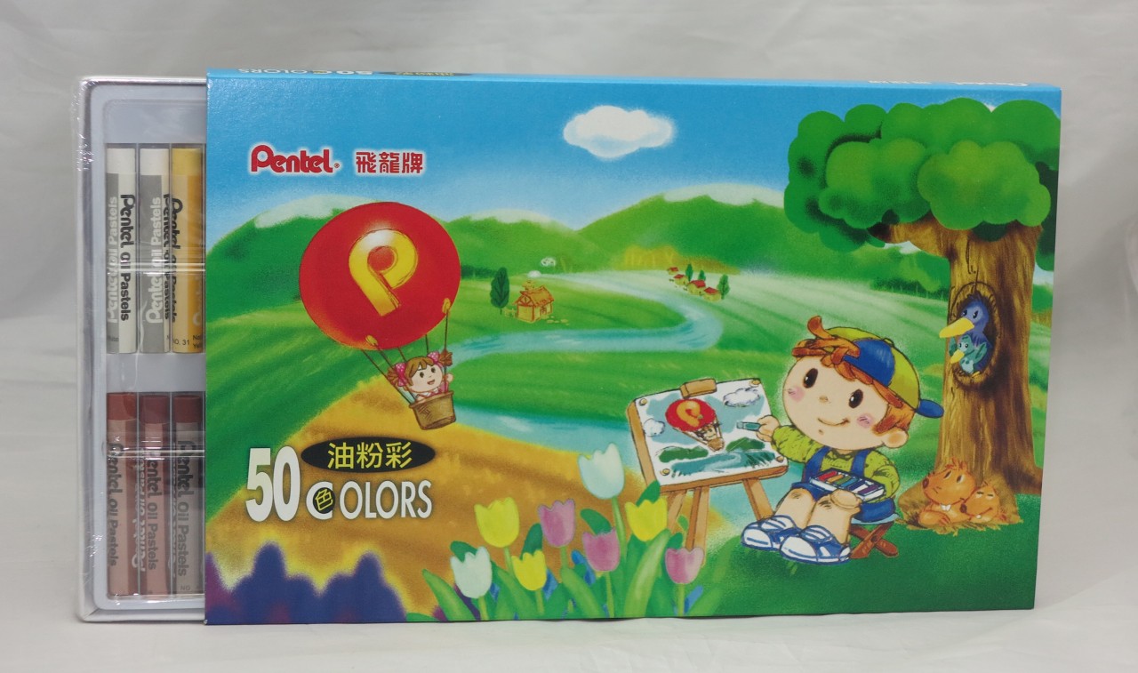 PENTEL PHN-50H Oil Pastels Box/50
