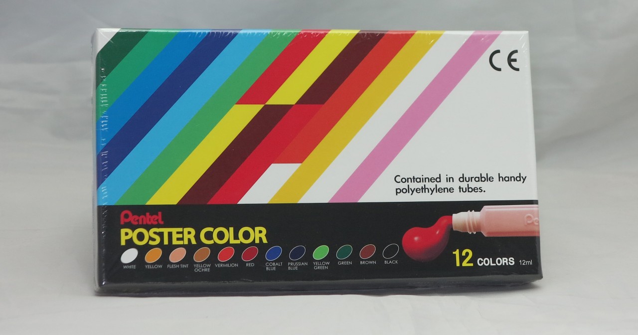 PENTEL YNGP-12 Poster Colors (12 colors)