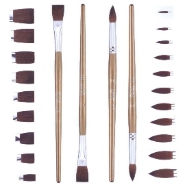 PENTEL ZBS6 painting brush No.0-20 (Made in taiwan)