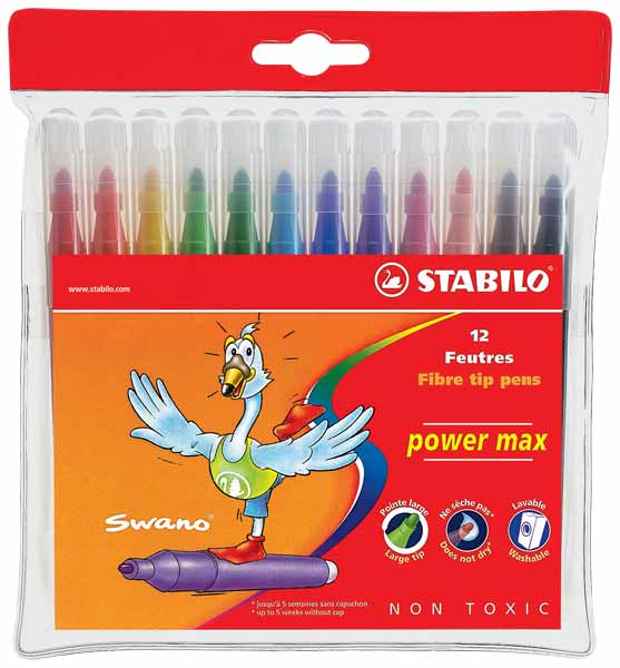 STABILO 980/12-01 12色水彩筆(3mm)