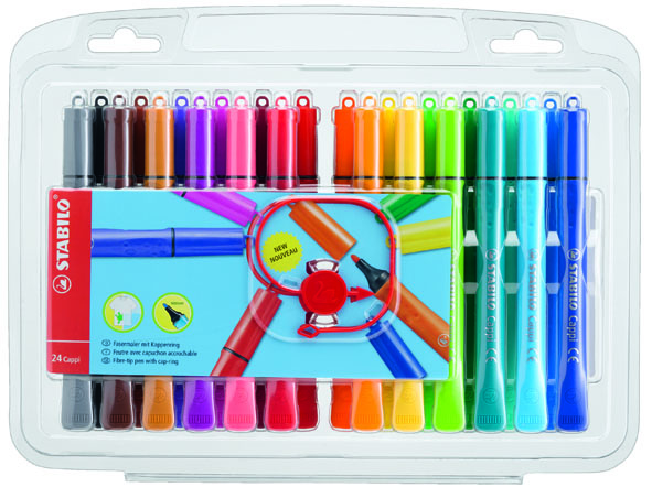STABILO Cappi Pen 168/24-1 水筆(24色套裝)