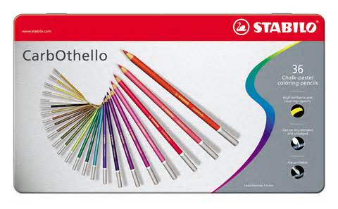 STABILO CarbOthello 1436-6 專家級水性色鉛筆 (36色鐵盒裝)