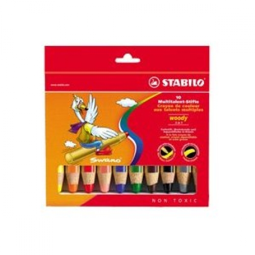 STABILO Jumbo Colored Pencil 1873J 短身珍寶木顏色筆(12色套裝)