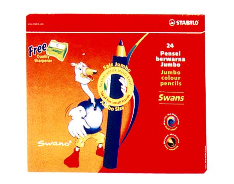STABILO Jumbo Colored Pencil 1879J 長身珍寶木顏色筆(24色套裝)