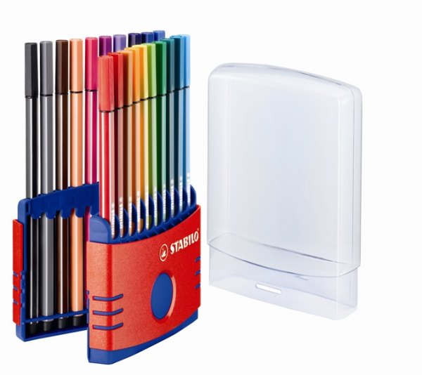 STABILO Pen 68 Premium Fibre-Tip Pen , 6820-03 , 20's/wallet