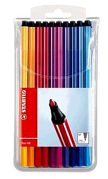 STABILO Pen 68 6820/PL 20支裝水筆(1mm)