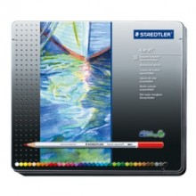 STAEDTLER karatR aquarell 125 Professional watercolour pencil (Metal tin containing 36 assorted colours)