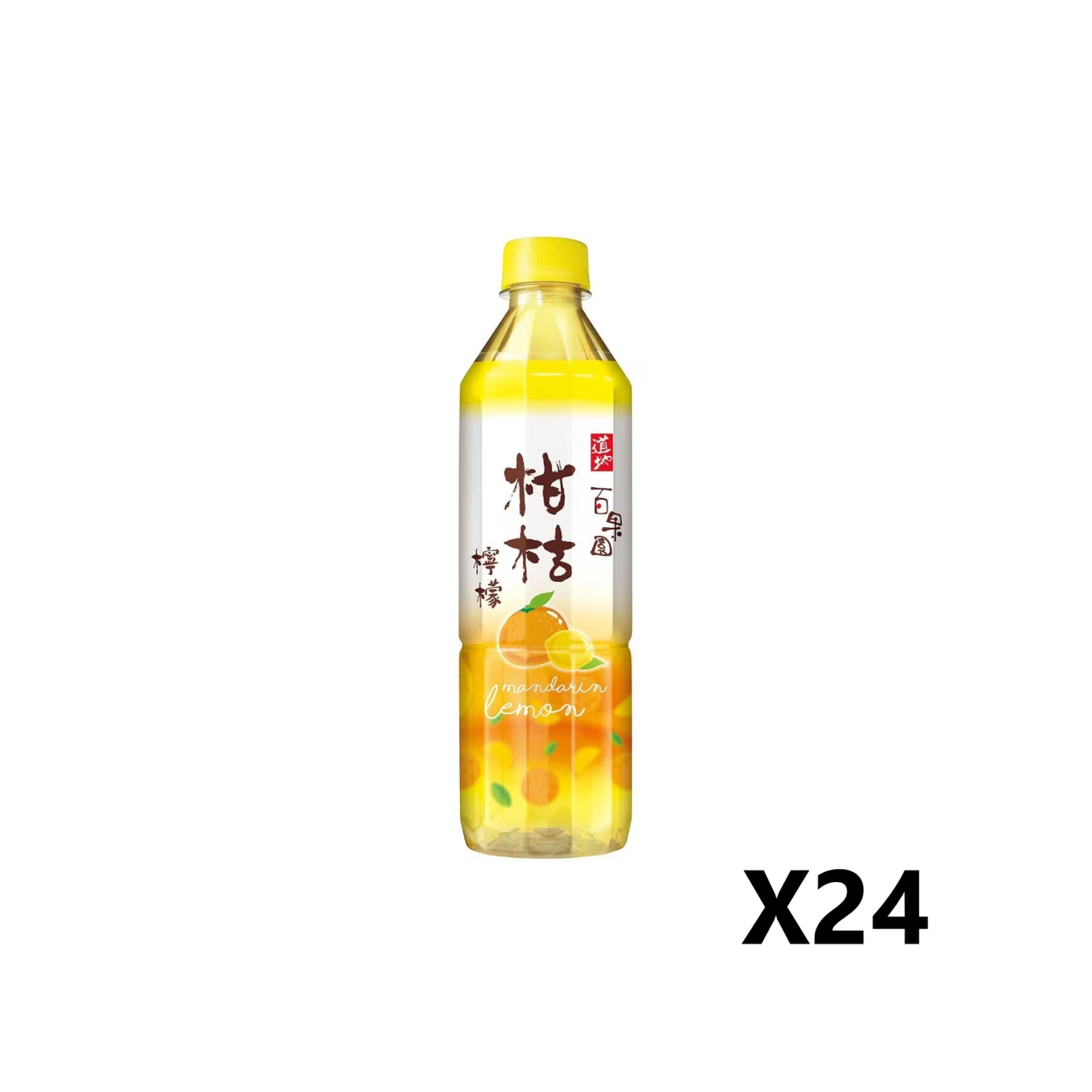 道地百果園柑桔檸檬 500ml x 24支