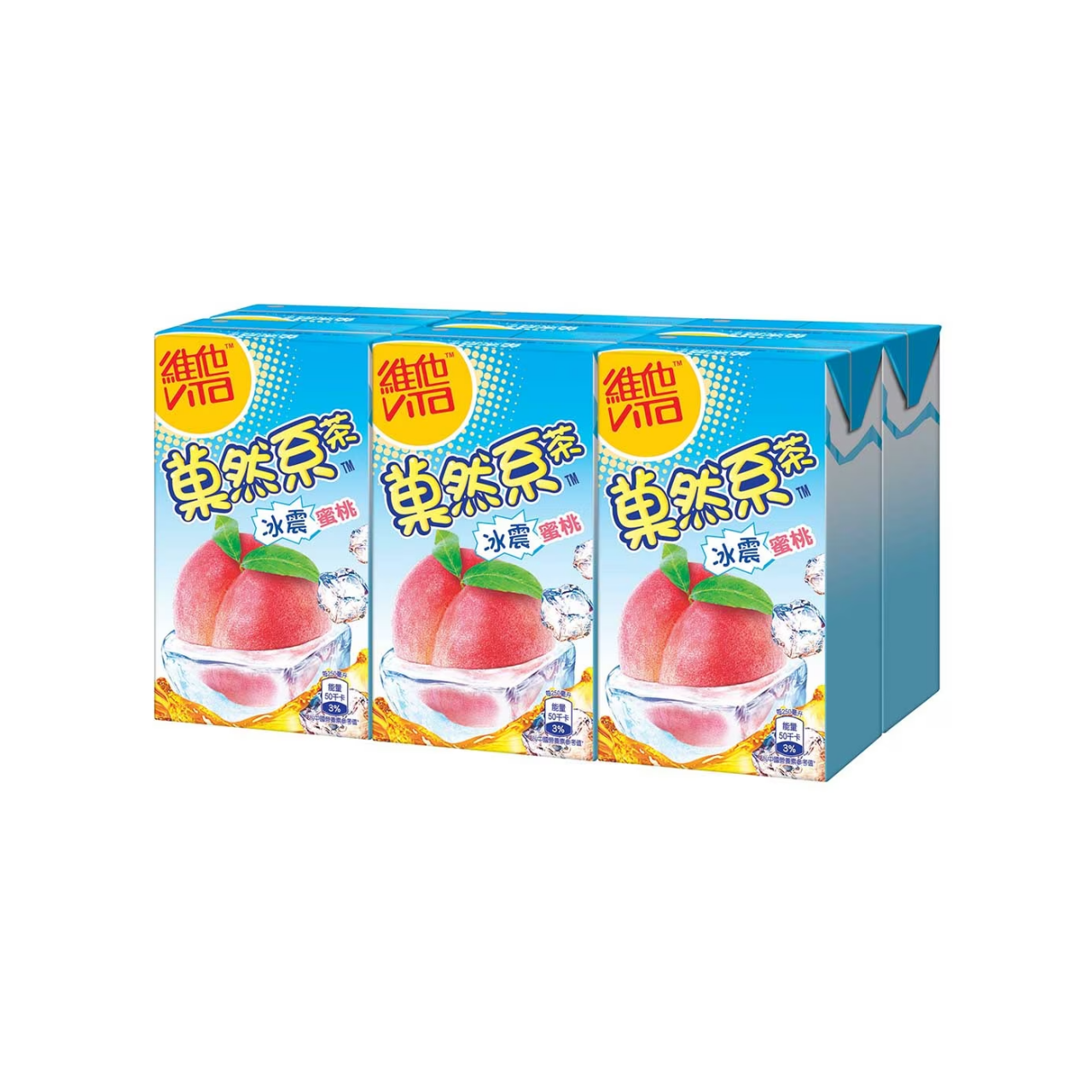 維他菓然系冰震蜜桃茶  250ml x 6包
