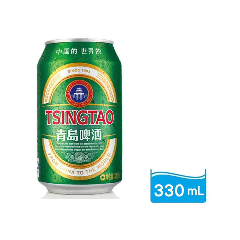 青島啤酒 330ml x1罐