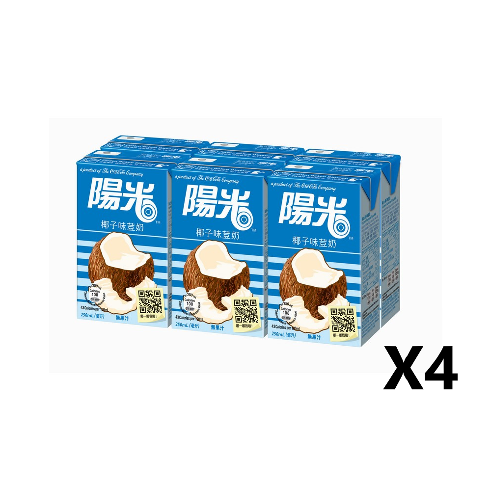 陽光椰子味豆奶 250ml x24包