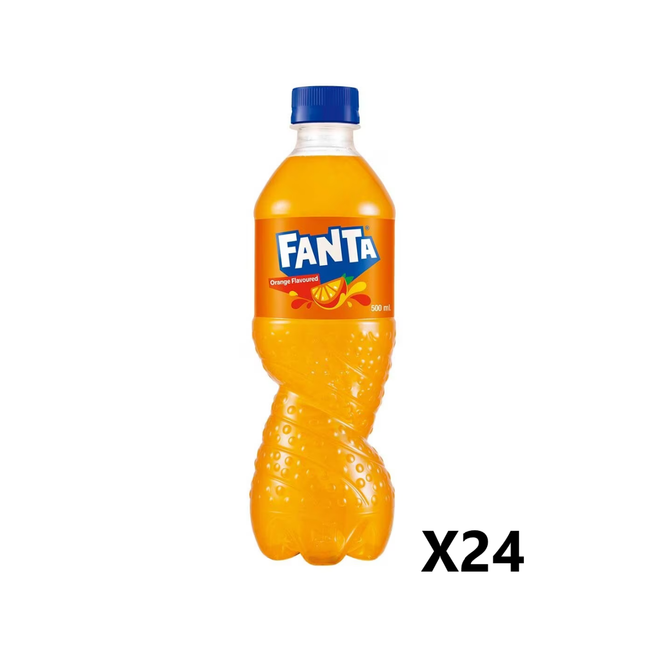 芬達橙汁味汽水 500ml x24支