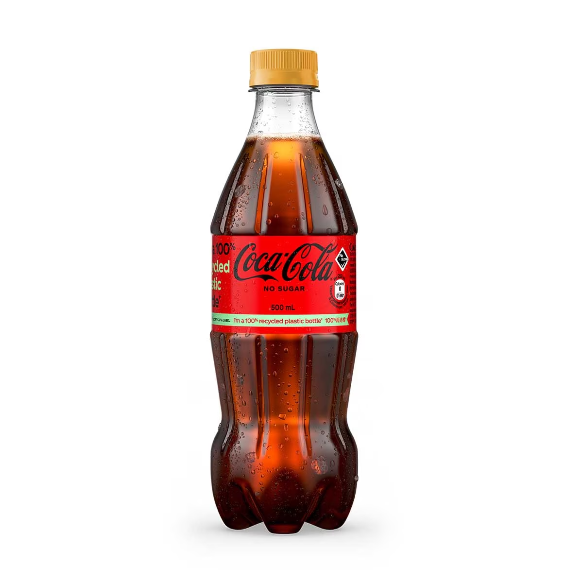 無糖可口可樂汽水 500ml x1支