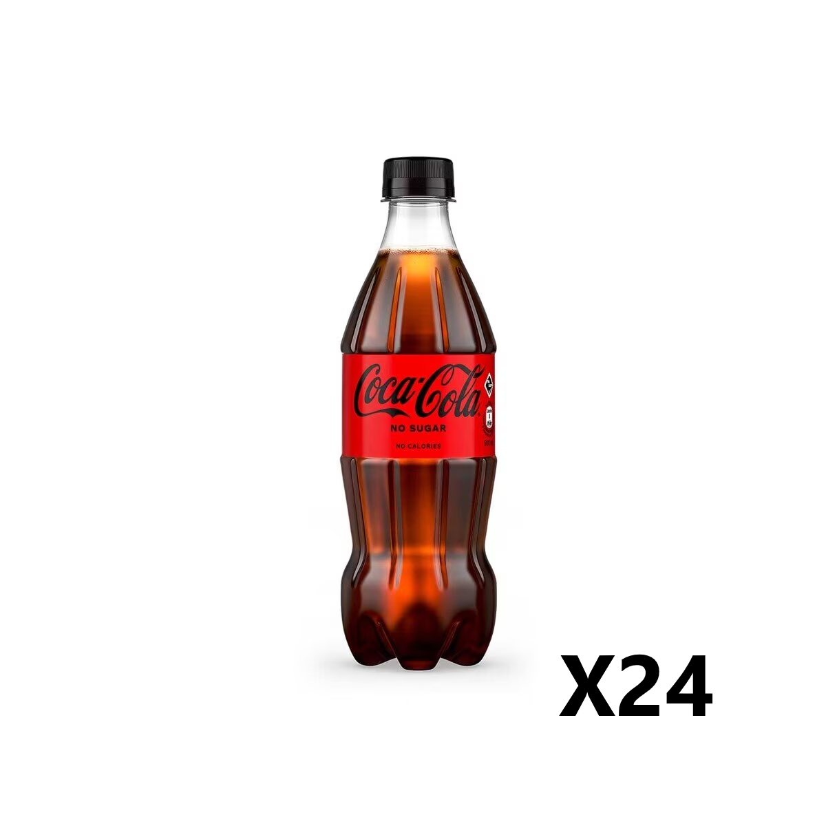 無糖可口可樂汽水 500ml  x24支