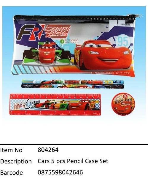 Cars?5 pcs Pencil Case Set?804264