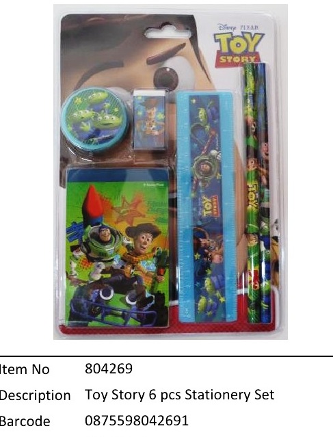 Toy Story?6 pcs Stationery Set?804269