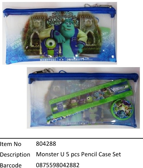Monster U?5 pcs Pencil Case Set?804288