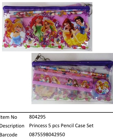 Princess?5 pcs Pencil Case Set?804295