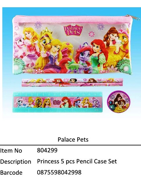 Princess (Palace Pets)?5 pcs Pencil Case Set?804299