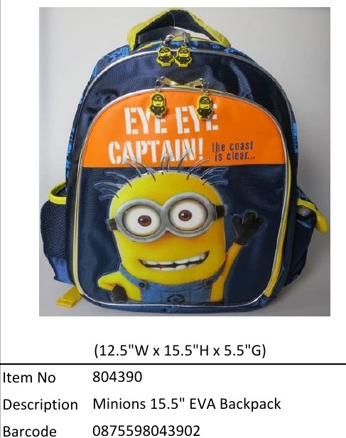 Minions?15.5寸 EVA Backpack?804390