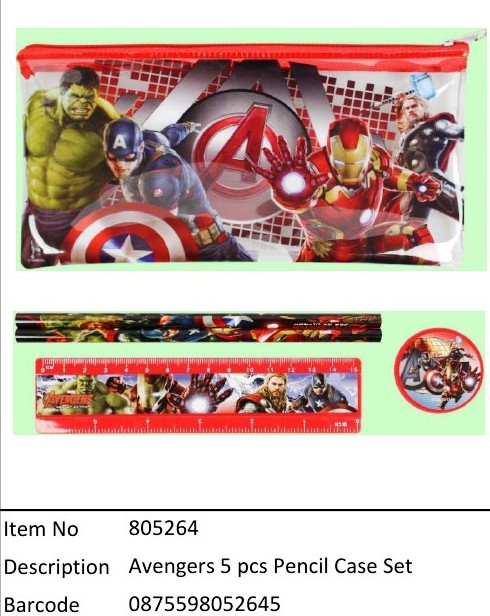 Avengers?5 pcs Pencil Case Set?805264