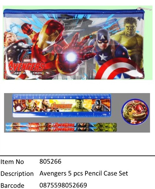 Avengers?5 pcs Pencil Case Set?805266