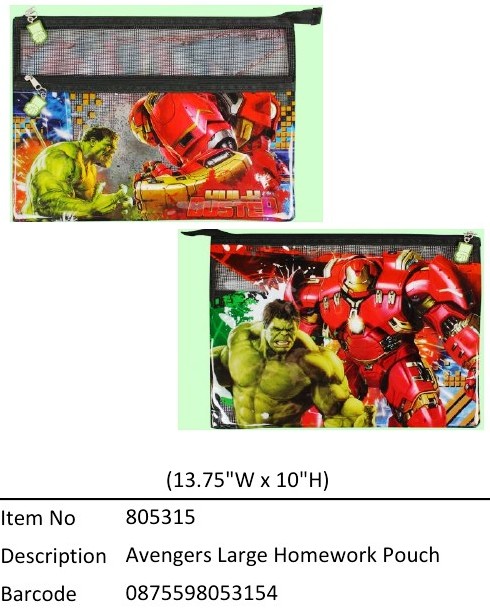 Avengers?Large Homework Pouch?805315