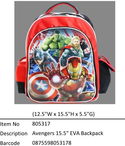 Avengers?15.5寸 EVA Backpack?805317