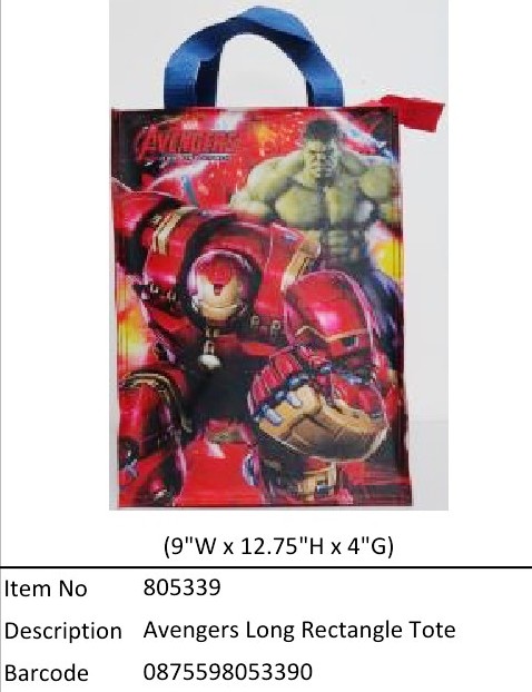 Avengers?Long Rectangle Tote?805339