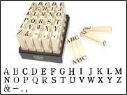 Toyoda 丰田自由组合连结英文字胶印 #1 8mm [No:A-Z]