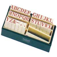Toyoda 丰田自由组合连结英文字胶印 #5 3mm [No:A-Z]