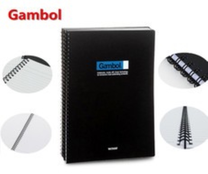 Gambol DS6000 B5 膠面左鐵圈速記薄 / 60頁
