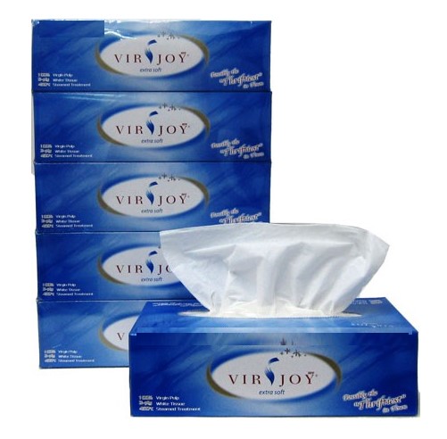 VIRJOY Thriftiest Tissue Box/Blue 5's