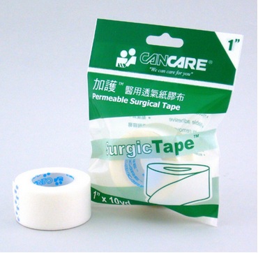 加护医用透气纸胶布 1"