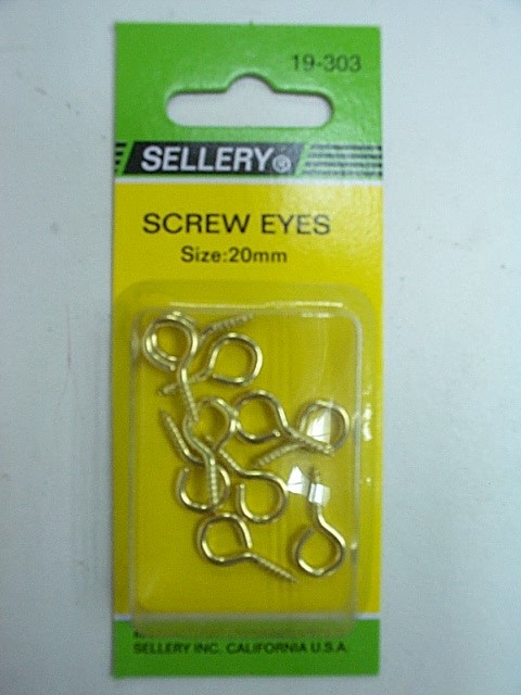 SELLERY 什錦螺絲 羊眼圈20mm  Y19303