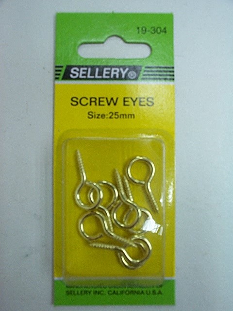 SELLERY 什錦螺絲 羊眼圈25mm Y19304
