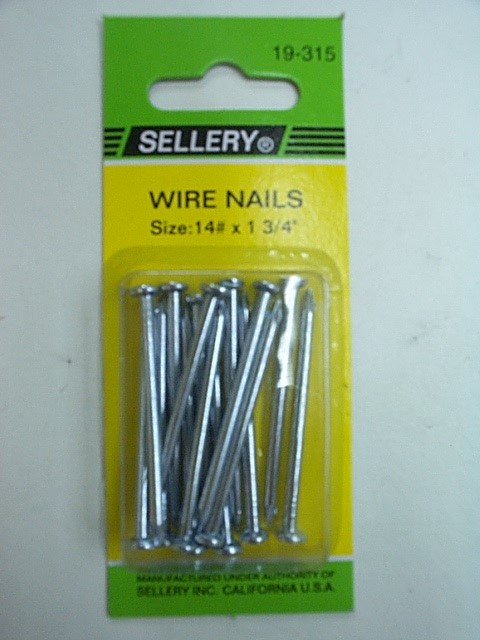 SELLERY 什錦螺絲 鐵釘#14x1-3/4"  Y19315