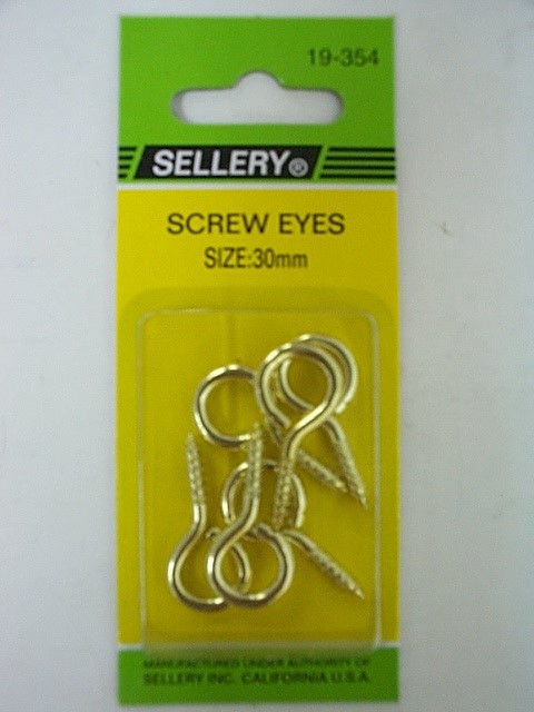 SELLERY 什锦螺丝 羊眼圈30mm  Y19354