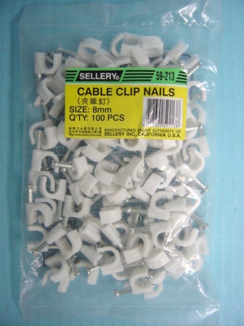 SELLERY電線夾釘 8/ 10 mm  Y59213