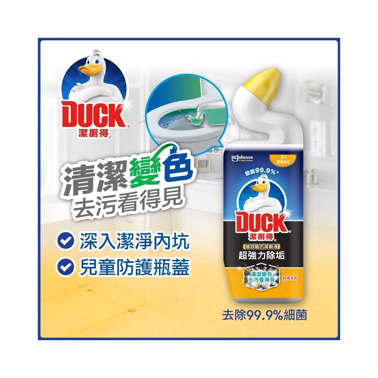 潔廁得 強效威力潔廁液 750ML