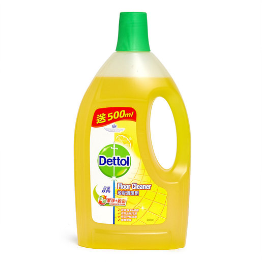 滴露 地板清洁劑 - 檸檬香味 (2500ml + 500ml)3L