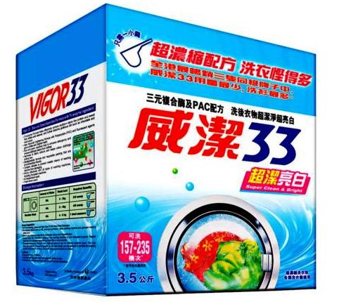 威潔33 威潔33超濃縮洗衣粉 3.5KG