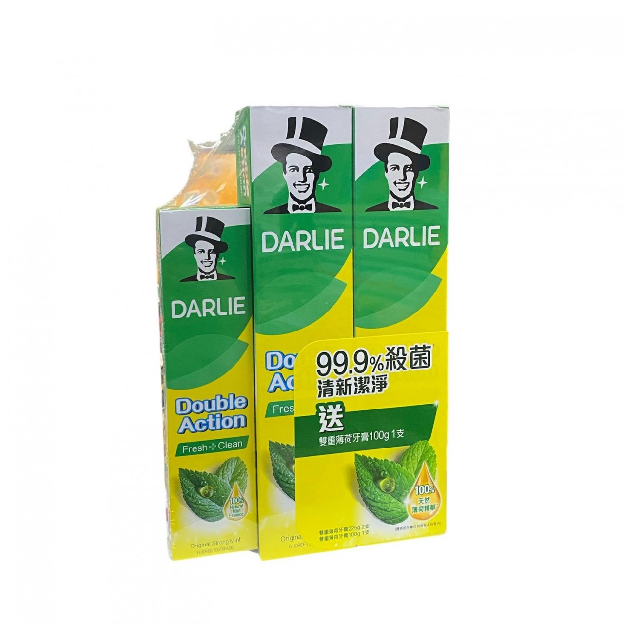 Darlie 黑人雙重薄荷牙膏套裝(225g x2+100g)