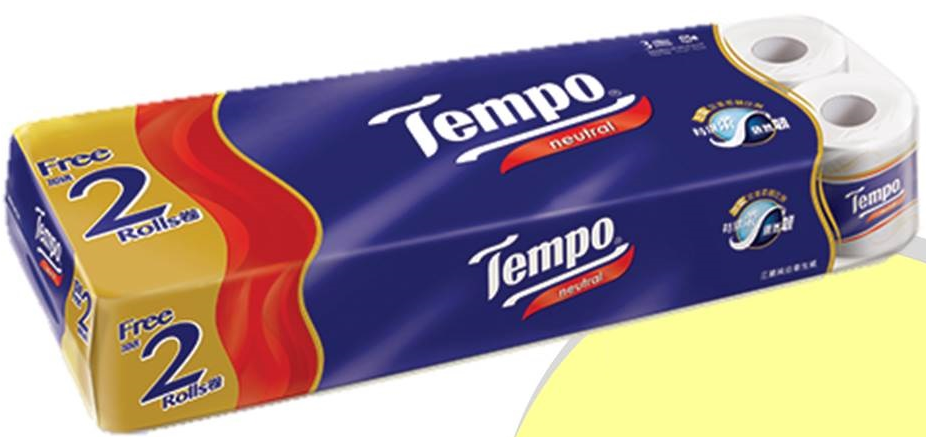 得寶 Tempo 純白無味衛生紙/ 3層 12卷/條