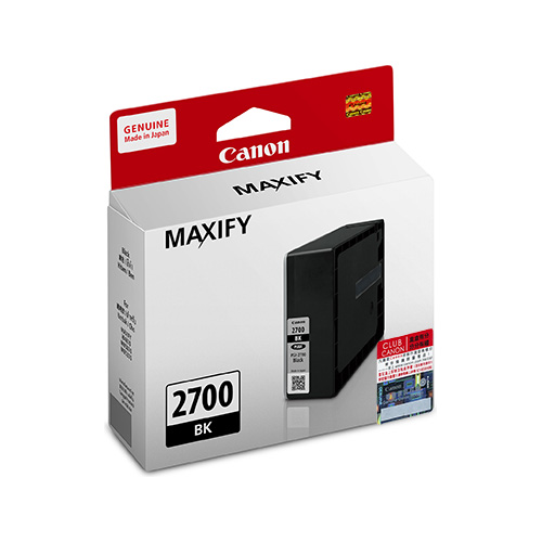 Canon  打印機噴墨盒 PGI-2700BK Black