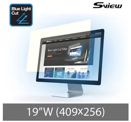 S-View SBFAG-19W 19"(16:10) 抗藍光濾片(409x256mm)