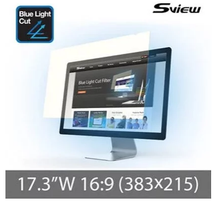 S-View SBFAG-17.3W9 17.3"(16:9) Blue Light Cut Filter(383x215mm)