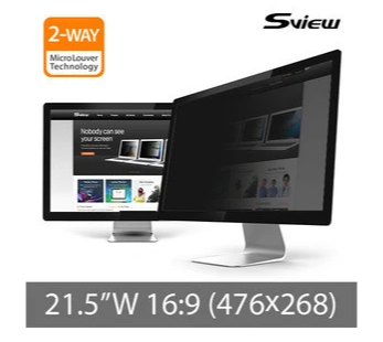 S-View SPFAG2-21.5W9 21.5"(16:9) Blue Light Cut Filter for MacBook Pro Retina(476x268mm)
