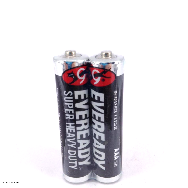 Eveready 黑貓 3AAA 碳性電芯 2粒裝