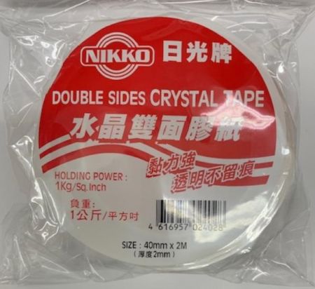日光牌 水晶雙面膠貼 30mm x 2m 厚度 2mm